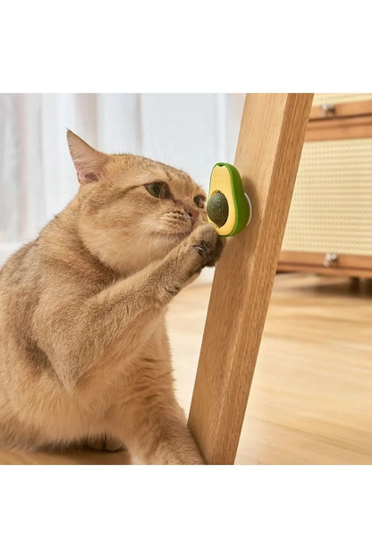 Blitzen Avokado Doğal Catnipli Yalama Topu, Kedi Otu Nanesi Topu